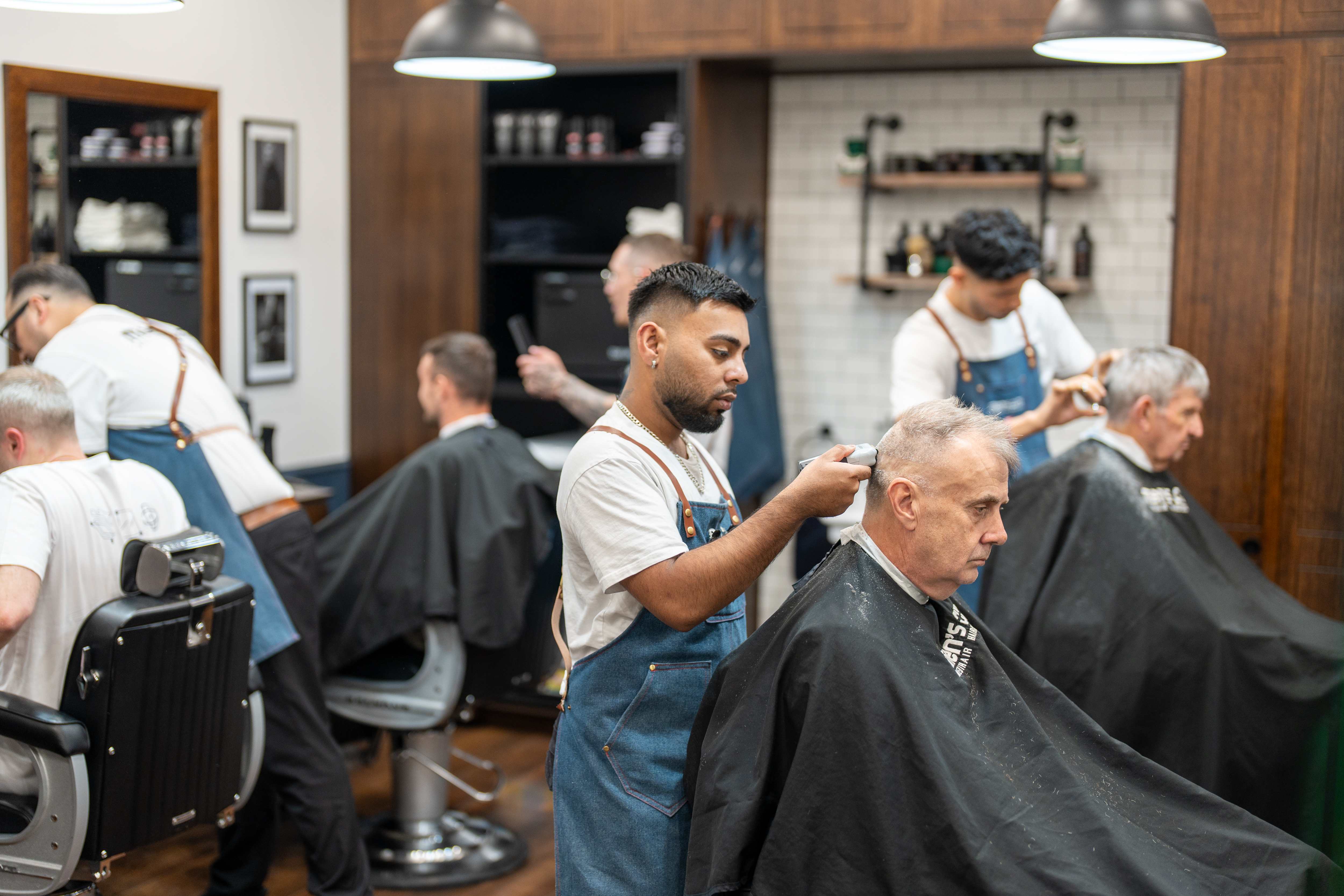 Barbers Working
